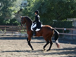 Pirouette in the warm up